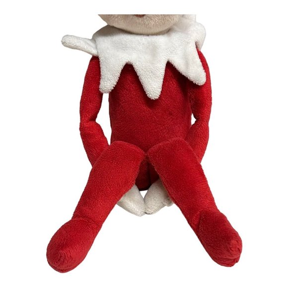 2005 Pixie Boy Christmas Magic Elf on the Shelf Plushee Pal Knee Hugger Blue Eye - Picture 3 of 9